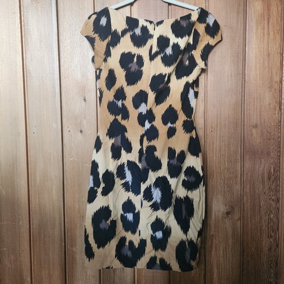 Leopard print silk dress - Picture 2 of 3